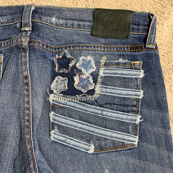 Distressed Lucky 🍀 Brand Jeans // 26 or 2 - Picture 5 of 5